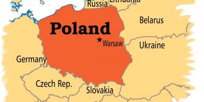 Полска капитал мапа