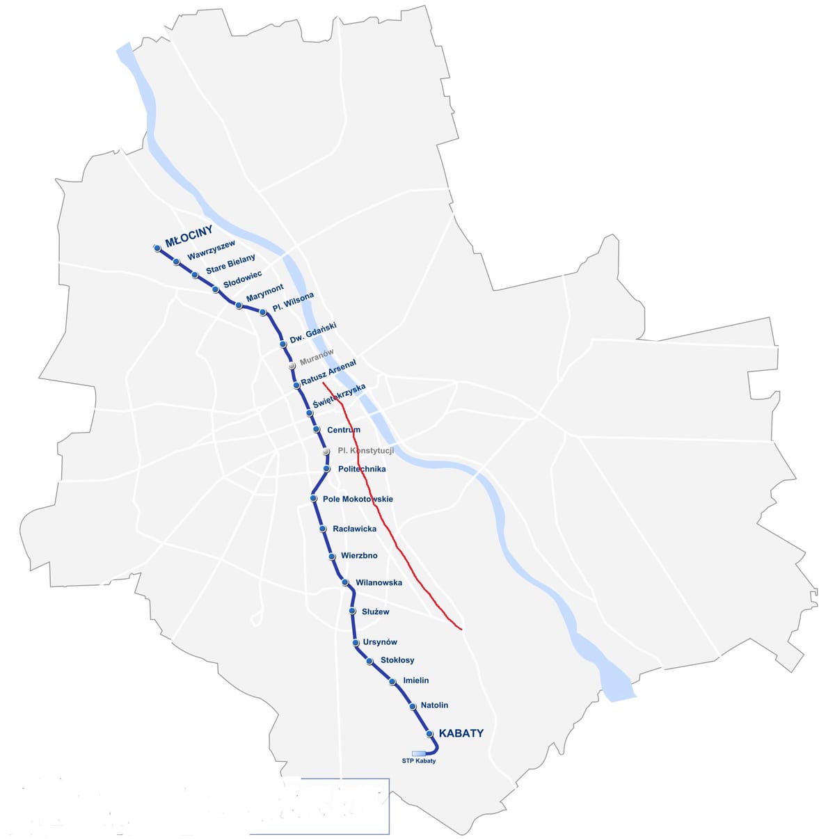 Карта на Варшава кралскиот пат