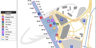 Варшава waw аеродром мапа