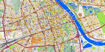 Карта на Варшава присутен 
